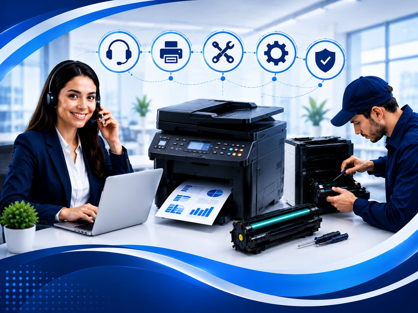 Reliable printer support services in Indonesia for home users and businesses